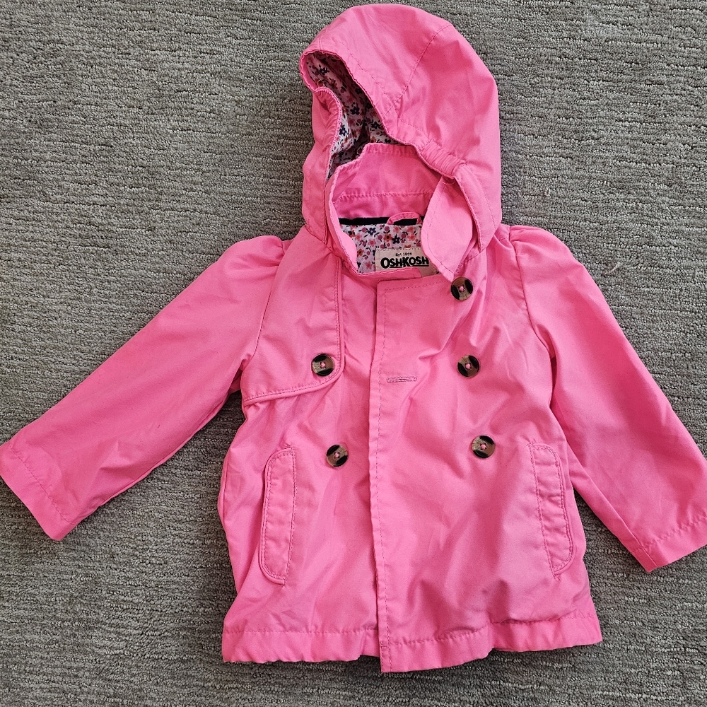 Hot Pink Toddler Fall Jacket
